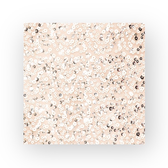 new Jill Stuart 𑁍 All Over Sequin MIDI Sheath Cocktail Dress 𑁍 Champagne Pink - Picture 13 of 16